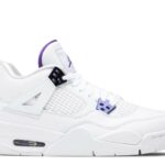 AIR JORDAN 4 RETRO GS 'PURPLE METALLIC'