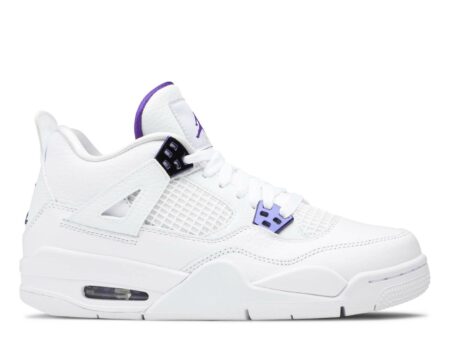 AIR JORDAN 4 RETRO GS 'PURPLE METALLIC'