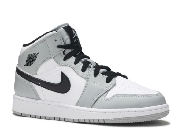 AIR JORDAN 1 MID GS ‘LIGHT SMOKE GREY’ 2