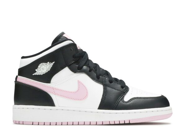 AIR JORDAN 1 MID GS ‘WHITE LIGHT ARCTIC PINK’ 1