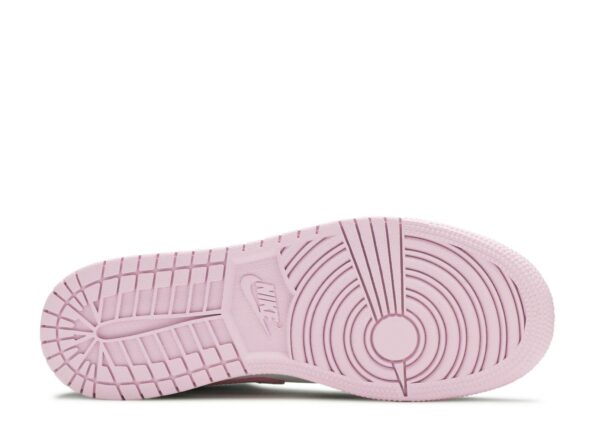 AIR JORDAN 1 MID GS ‘WHITE LIGHT ARCTIC PINK’ 4
