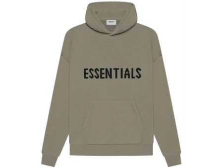 Fear of God Essentials Knit Pullover Hoodie (SS21) Taupe